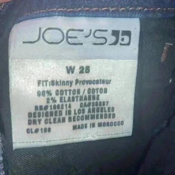 Joe’s Jeans Skinny Provocateur Jeans size 25 - Picture 10 of 12